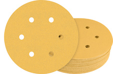 Brusný papír EXPERT C470 s 6 otvory pro vibrační brusky 150 mm, G 180, 50 ks