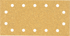 Brusné papíry EXPERT C470 se 14 otvory pro vibrační brusky 115 × 230 mm, P40, 50 ks