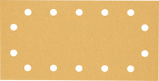 Brusný papír EXPERT C470 se 14 otvory pro vibrační brusky 115 × 230 mm, G 80, 50 ks