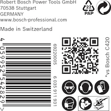Brusný papír EXPERT C470 se 14 otvory pro vibrační brusky 115 × 230 mm, G 80, 50 ks