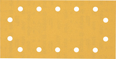 Brusné papíry EXPERT C470 se 14 otvory pro vibrační brusky 115 × 230 mm, P240, 50 ks