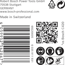 Brusné papíry EXPERT C470 se 14 otvory pro vibrační brusky 115 × 230 mm, P240, 50 ks