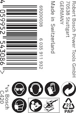 Role brusného papíru EXPERT C470 pro ruční broušení 93 mm × 50 m, G 80