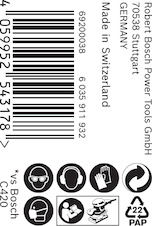 Role brusného papíru EXPERT C470 pro ruční broušení 115 mm × 50 m, G 80