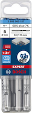Vrtáky do kladiv EXPERT SDS plus-7X, 5 × 50 × 115 mm, 10 ks