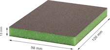 Brusný talíř EXPERT S473, 98 × 120 × 13 mm, velmi jemný