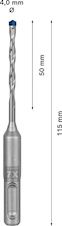 Vrták do kladiv EXPERT SDS plus-7X, 4 × 50 × 115 mm