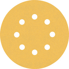 Brusný papír EXPERT C470 s 8 otvory pro vibrační brusky 125 mm, G 120, 5 ks