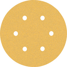 Brusný papír EXPERT C470 s 6 otvory pro vibrační brusky 150 mm, G 80, 5 ks