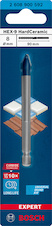 Vrták EXPERT HEX-9 Hard Ceramic 8 × 90 mm