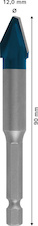 Vrták EXPERT HEX-9 Hard Ceramic 12 × 90 mm