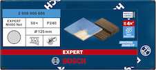 Brusná mřížka EXPERT M480 pro vibrační brusky 125 mm, G 240 50 ks