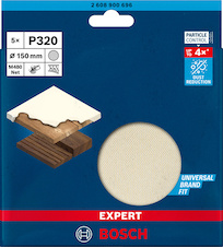Brusná mřížka EXPERT M480 pro vibrační brusky 150 mm, G 320 5 ks