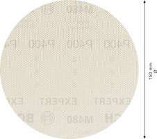 Brusná mřížka EXPERT M480 pro vibrační brusky 150 mm, G 400 50 ks