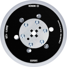 Univerzální podložný brusný talíř EXPERT Multihole, 125 mm, měkký