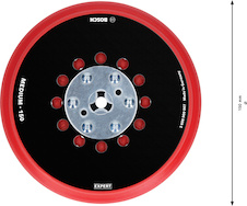 Univerzální brusný podložný talíř EXPERT Multihole, 150 mm, středně tvrdý