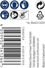 Role brusné mřížky EXPERT M480 115 mm, 5 m, G 150