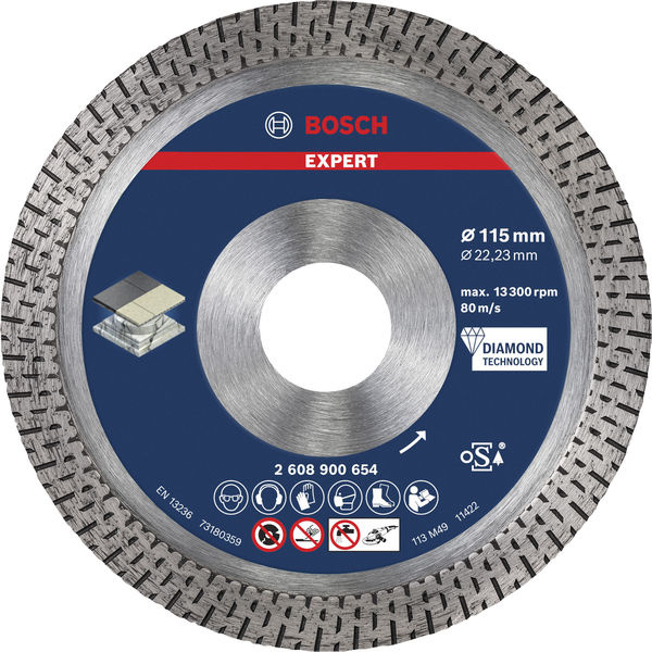 Diamantový řezný kotouč EXPERT HardCeramic 115 × 22,23 × 1,4 × 10 mm