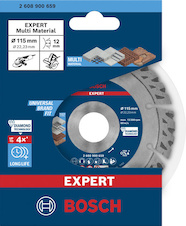 Diamantový řezací kotouč EXPERT Multi Material, 115 × 22,23 × 2,2 × 12 mm
