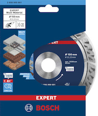 Diamantový řezací kotouč EXPERT Multi Material, 150 × 22,23 × 2,4 × 12 mm