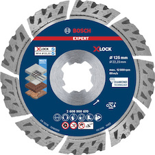 Diamantový dělicí kotouč EXPERT MultiMaterial X-LOCK 125 × 22,23 × 2,4 × 12 mm