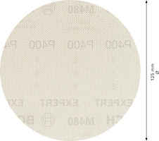 Brusná mřížka EXPERT M480 pro vibrační brusky 125 mm, G 400 5 ks