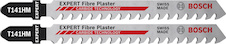 Pilový plátek pro přímočaré pily EXPERT Fiber Plaster T141HM, 2 ks