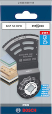 Víceúčelový list PRO AYZ 53 BPB pro multifunkční nářadí, 53 × 40 mm