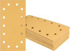 Brusné papíry EXPERT C470 se 14 otvory pro vibrační brusky 115 × 230 mm, P180, 50 ks