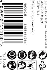 Role brusného papíru EXPERT C470 pro ruční broušení 93 mm × 50 m, G 320