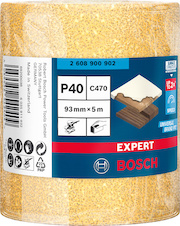 Role brusného papíru EXPERT C470 pro ruční broušení 93 mm, 5 m, G 40