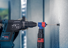 Vrták s odsáváním do betonu EXPERT SDS Clean plus-8X, 6,5 × 100 × 225 mm