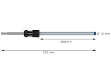 Vrták s odsáváním do betonu EXPERT SDS Clean plus-8X, 12 × 200 × 350 mm