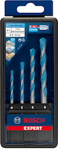 4dílná sada vrtáků EXPERT MultiConstruction CYL-9, 4/5/6/8 mm
