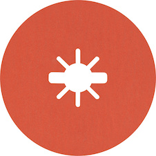Fíbrové brusné kotouče EXPERT R782 Prisma Ceramic X-LOCK, 115 mm, 22,23 mm, P60, 5 kusů