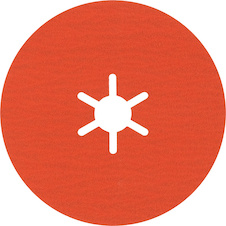 Fíbrový brusný kotouč EXPERT R782 Prisma Ceramic 100 mm, 16 mm, P120