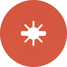 Fíbrový brusný kotouč EXPERT R782 Prisma Ceramic X-LOCK 115 mm, 22,23 mm, G 60
