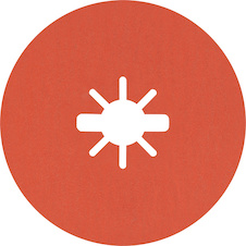 Fíbrový brusný kotouč EXPERT R782 Prisma Ceramic X-LOCK 125 mm, 22,23 mm, P120