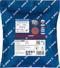 Fíbrový brusný kotouč EXPERT R782 Prisma Ceramic X-LOCK 125 mm, 22,23 mm, P120