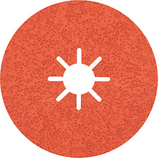 Fíbrový brusný kotouč EXPERT R782 Prisma Ceramic 180 mm, 22,23 mm, P36