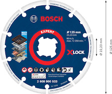 Diamantový řezací kotouč EXPERT Diamond Metal Wheel X-LOCK 125 × 22,23 mm