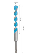 Víceúčelový vrták EXPERT HEX-9 MultiConstruction, 12 × 90 × 150 mm
