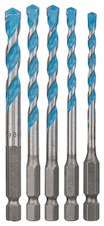 5dílná sada víceúčelových spirálových vrtáků HEX-9 MultiConstruction 4/5/6/6/8 mm