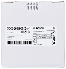 Fíbrové brusné kotouče Expert for Metal systému X-LOCK, Ø 115 mm, G 24, R444, 1 kus