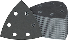 Brusný papír PRO F355, 93 × 93 mm, G10 × 80/10 × 120/10 × 180/5 × 240/5 × 320/5 × 400/5 × 600, 50 ks