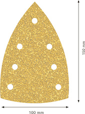 Brusný papír EXPERT C470, 100 × 150 mm, G 40, 50 ks