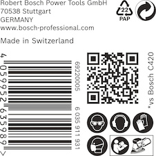 Brusný papír EXPERT C470, 102 × 62/93 mm, G 80, 50 ks