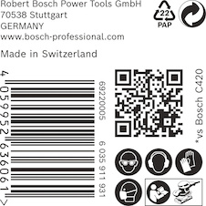 Brusný papír EXPERT C470, 115 × 107 mm, G 80, 50 ks