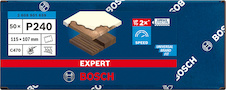 Brusný papír EXPERT C470, 115 × 107 mm, G 240, 50 ks