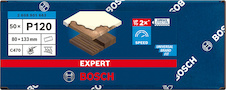 Brusný papír EXPERT C470, 80 × 133 mm, G 120, 50 ks